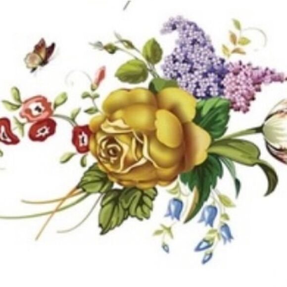 Cream Decorative Pillow Covers with Floral Transfers with Zipper Closure-  2pcs - Picture 11 of 11